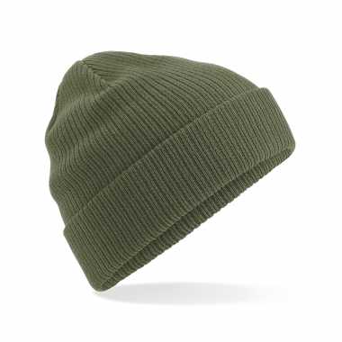 Commando beanie organic wintermuts olijf groen kopen