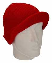 Herenmutsen klep rood kopen