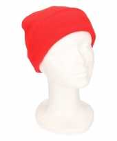 Warme mutsen rood kinderen kopen 10098984
